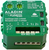 EB-RF-Schaltaktor ALADIN EnO, 2-Kanal, Multifunktion, 24V/3A