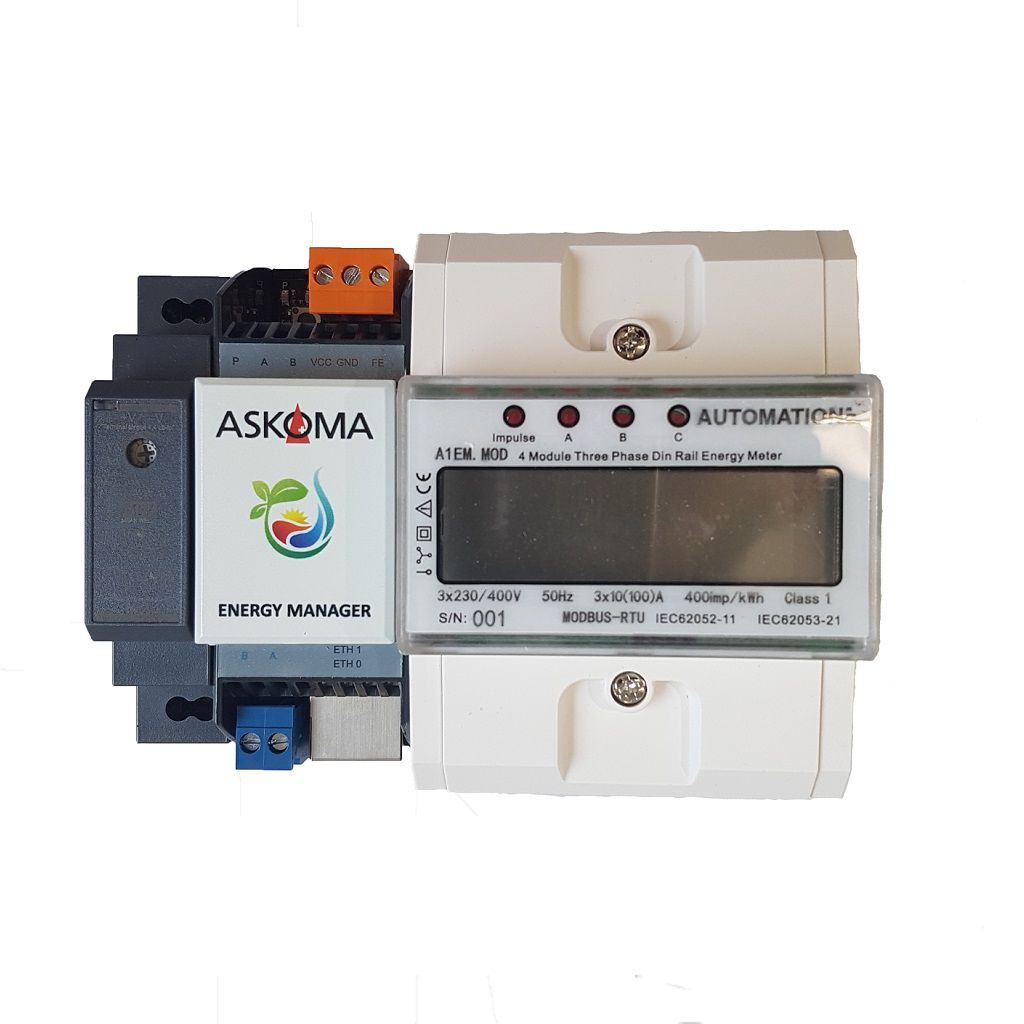 ASKOSET+ con contatore energia Askoma, incl. ASKOBASIC (funzionamento offline)