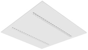 EB-LED-Deckenleuchte IndiviLED 600, 33W/3000K DALI 600mm weiss