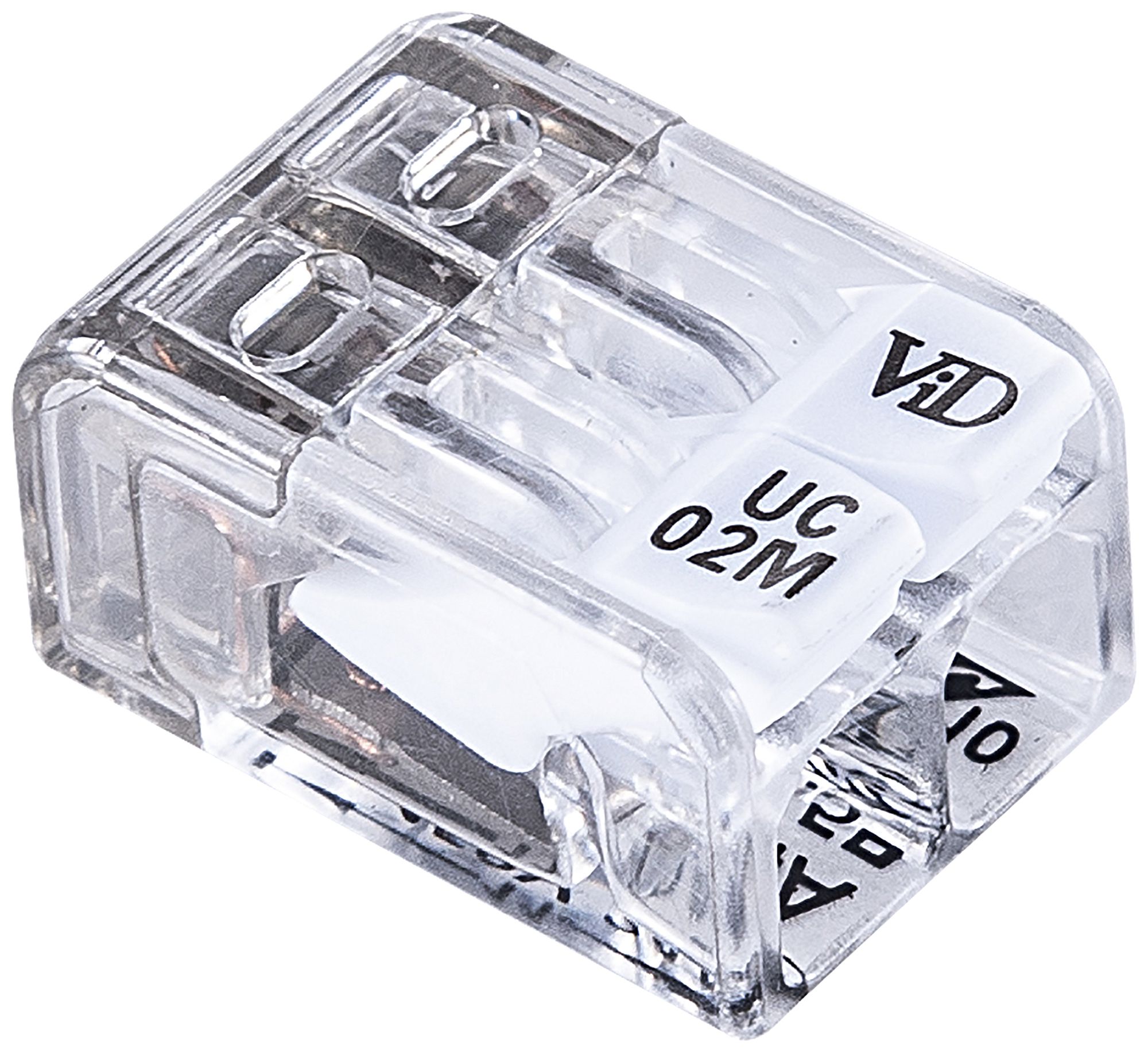 Borne de connexion Steffen mini 2 points serrage 0.2…2.5mm² leviers tr 100 pcs