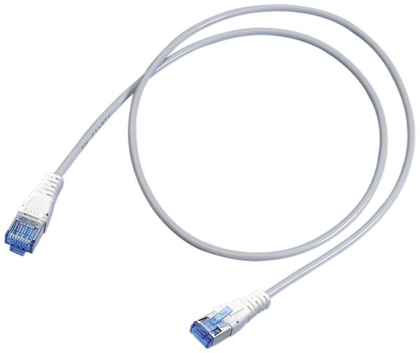 Patchkabel RJ45 R&M 2m grau U-UTP Kat.6 LSZH Klasse E