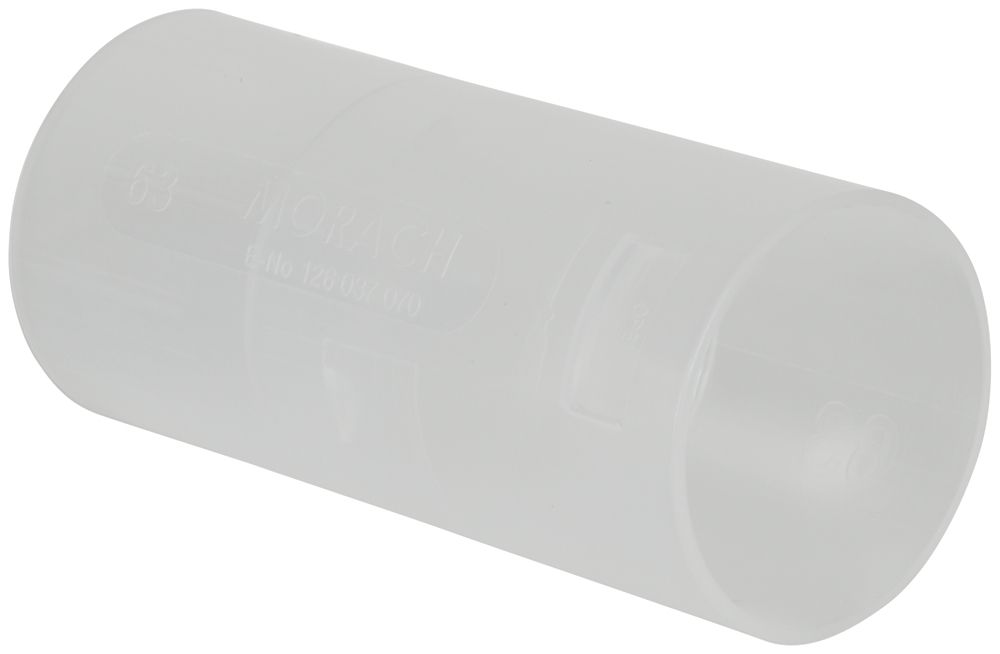 Manchon de jonction MT Crallo M50 blanc transparent