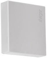 Endstück Hager tehalit.LF 25×25mm grau IP30