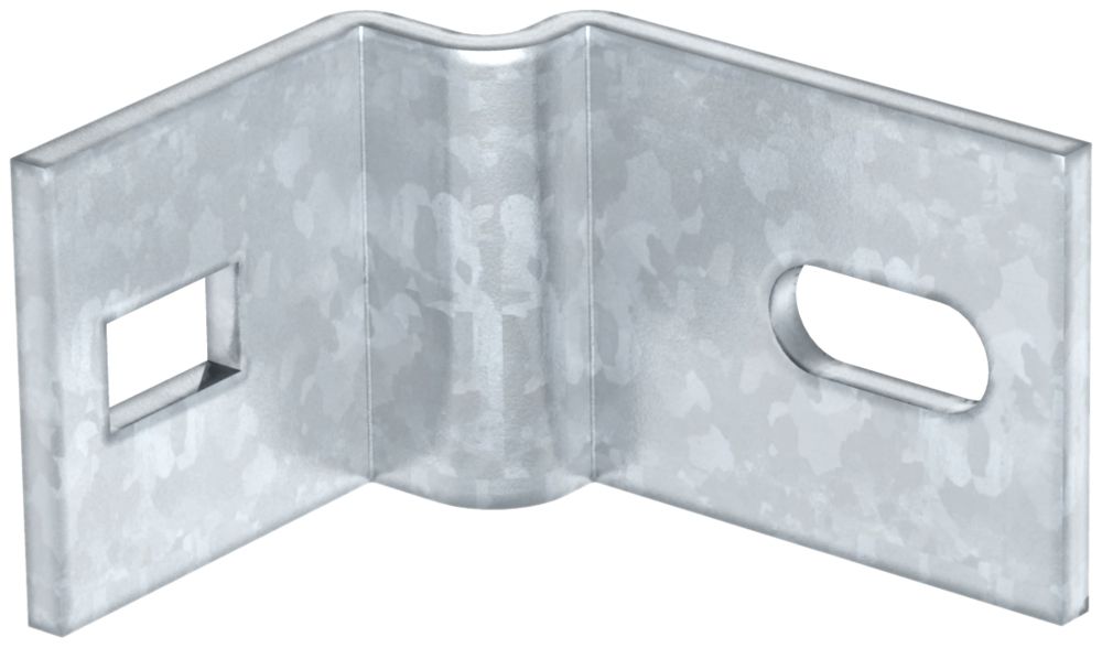 Équerre de fixation Bettermann 80×65×40mm zinguée à chaud par immersion
