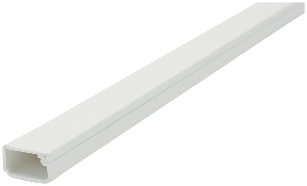 Canal Mini Plasfix 12×7mm blanc L=2m