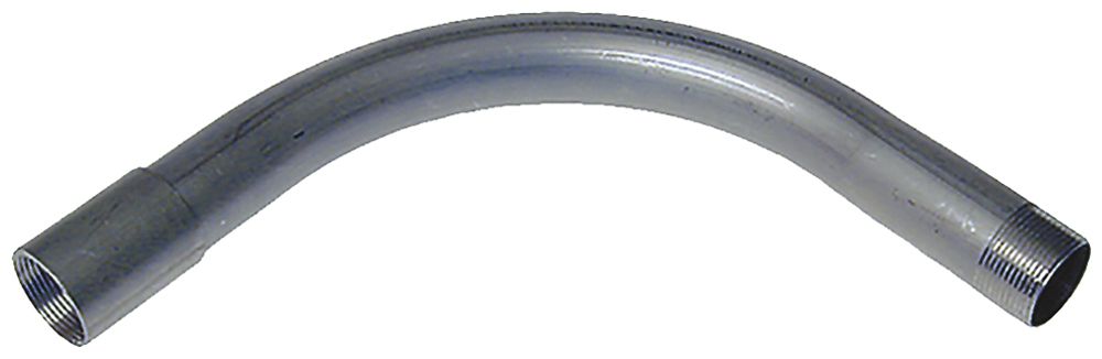 Gomito con filetto e manicotto Al M20