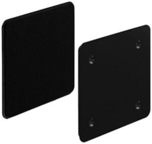 Couvercle à visser HSB Weibel mini 88×88mm aluminium noir