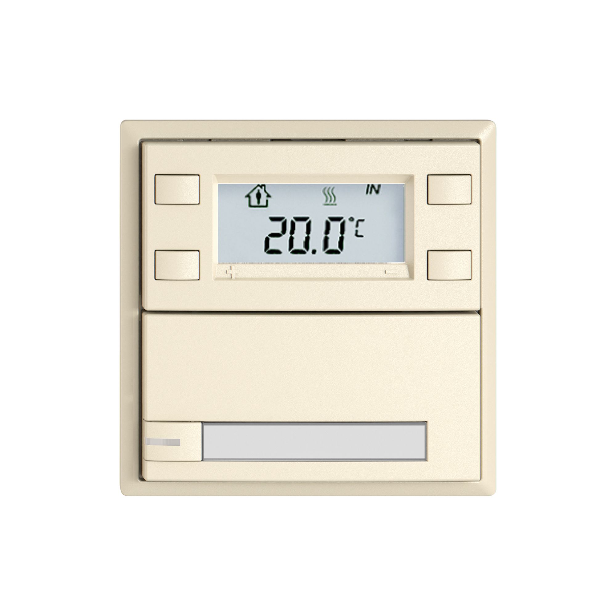 RTH-Taster EDIZIO.liv SNAPFIX® m.RGB-LED Pap.1×Taste 1-Tbed.cr