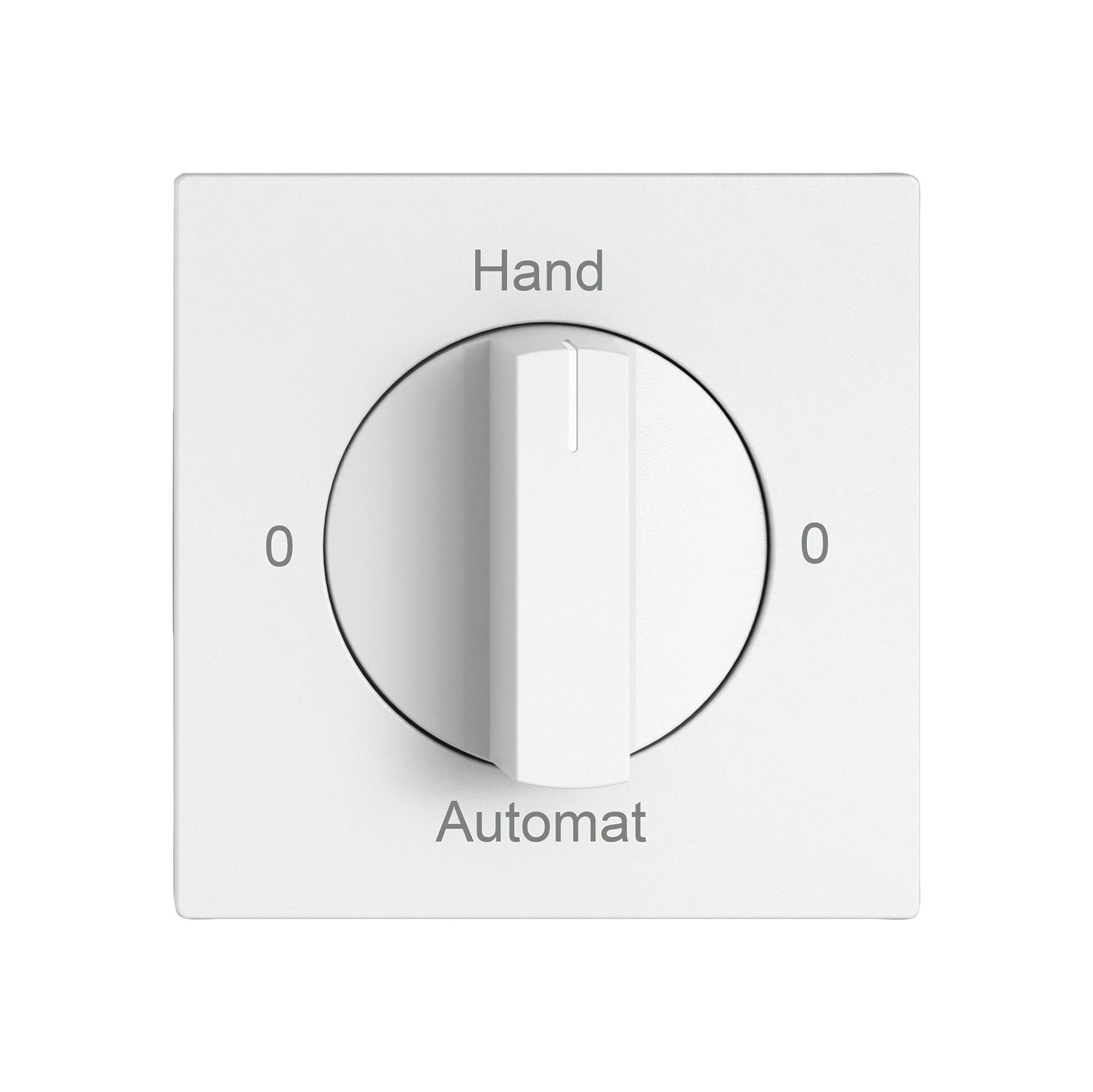 Drehschalter EDIZIO.liv SNAPFIX® Drehgriff 2/1L 0-Hand-0-Automat ws