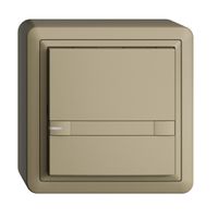 Poussoir KNX RGB AP EDUE, 250mW, a.LED RGB, papier, 1×pouss., C.2×T., sa