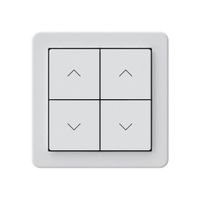 KNX-Storentaster Hager BA basico A 4-fach 58×58mm weiss