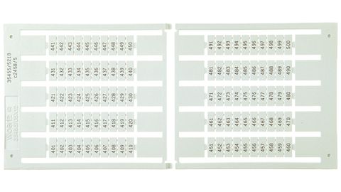 Bezeichnungsschilder, 5×5 mm