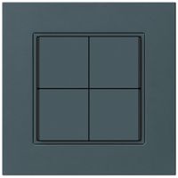 Pulsante KNX INC KPR 4×tasti 4×punti azionamento LED antracite