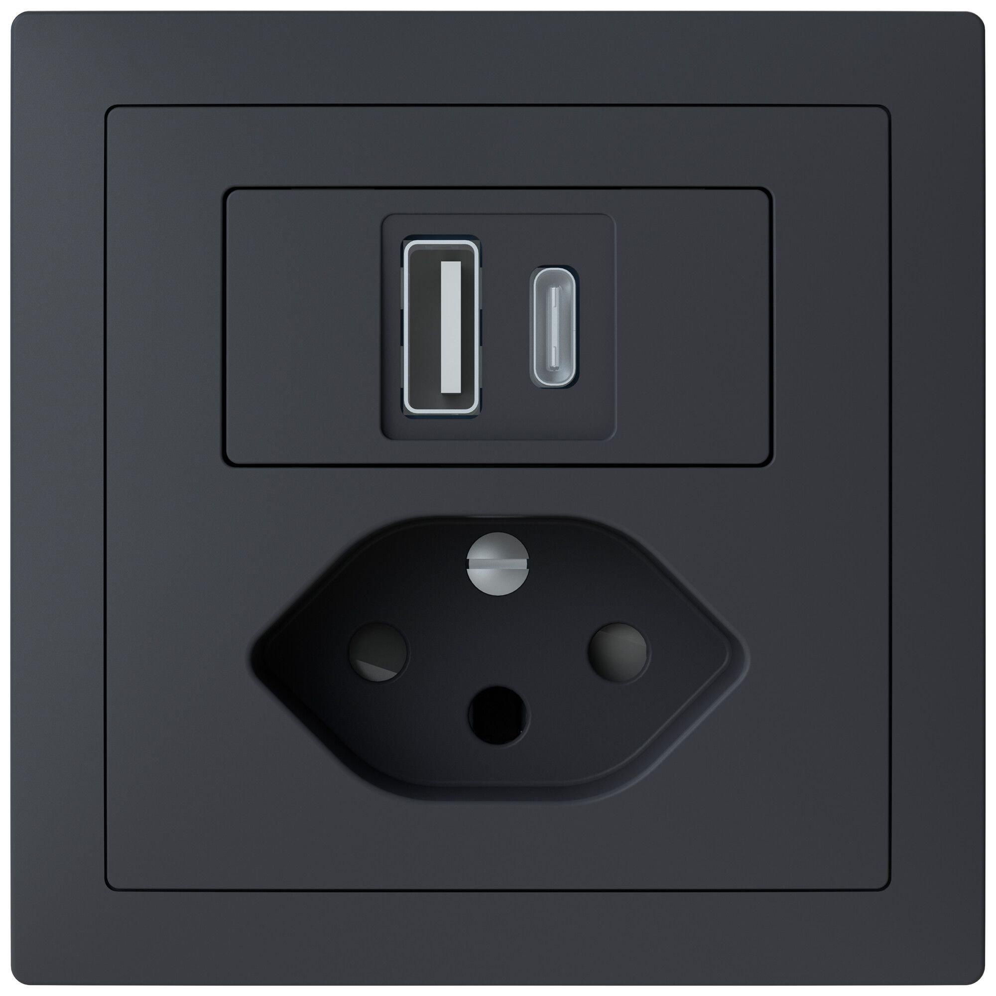 Prise de charge USB AP ABB Sidus 1×USB-A 1×USB-C + T13 3000mA OUT:5V an