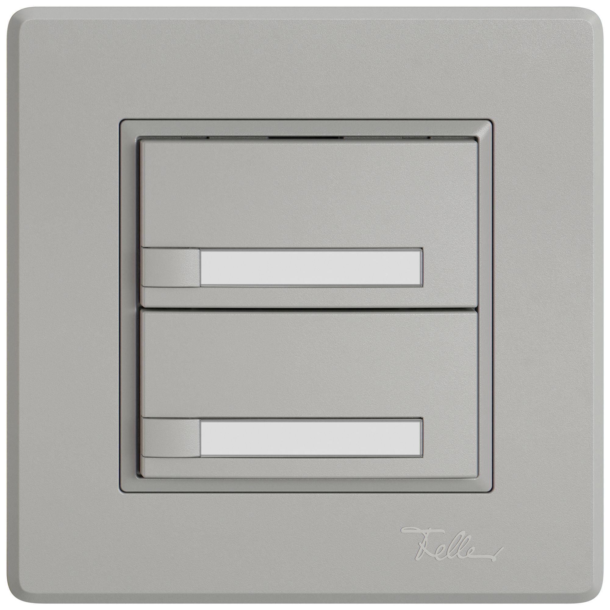 UP-Universaltaster EDIZIO.liv UNI SNAPFIX® 12…48V o.LED 2× 1-Tbed.Pap.hgu