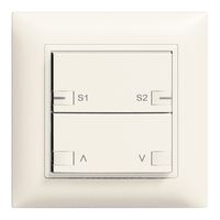 UP-Taster ZEP 1K/2T Motor Szene EDIZIOdue weiss
