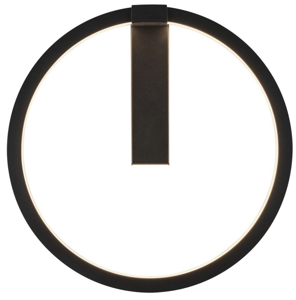 LED-Decken-/Wandleuchte SLV ONE 40 DALI 14W 770lm 3000/4000K Ø400×75mm schwarz