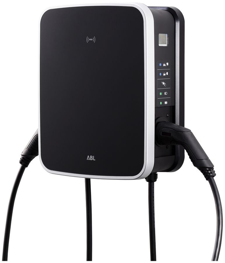 Ladestation ABL Wallbox eMH3 Twin 3W2284 Controller 2×T2 6.35m 22kW