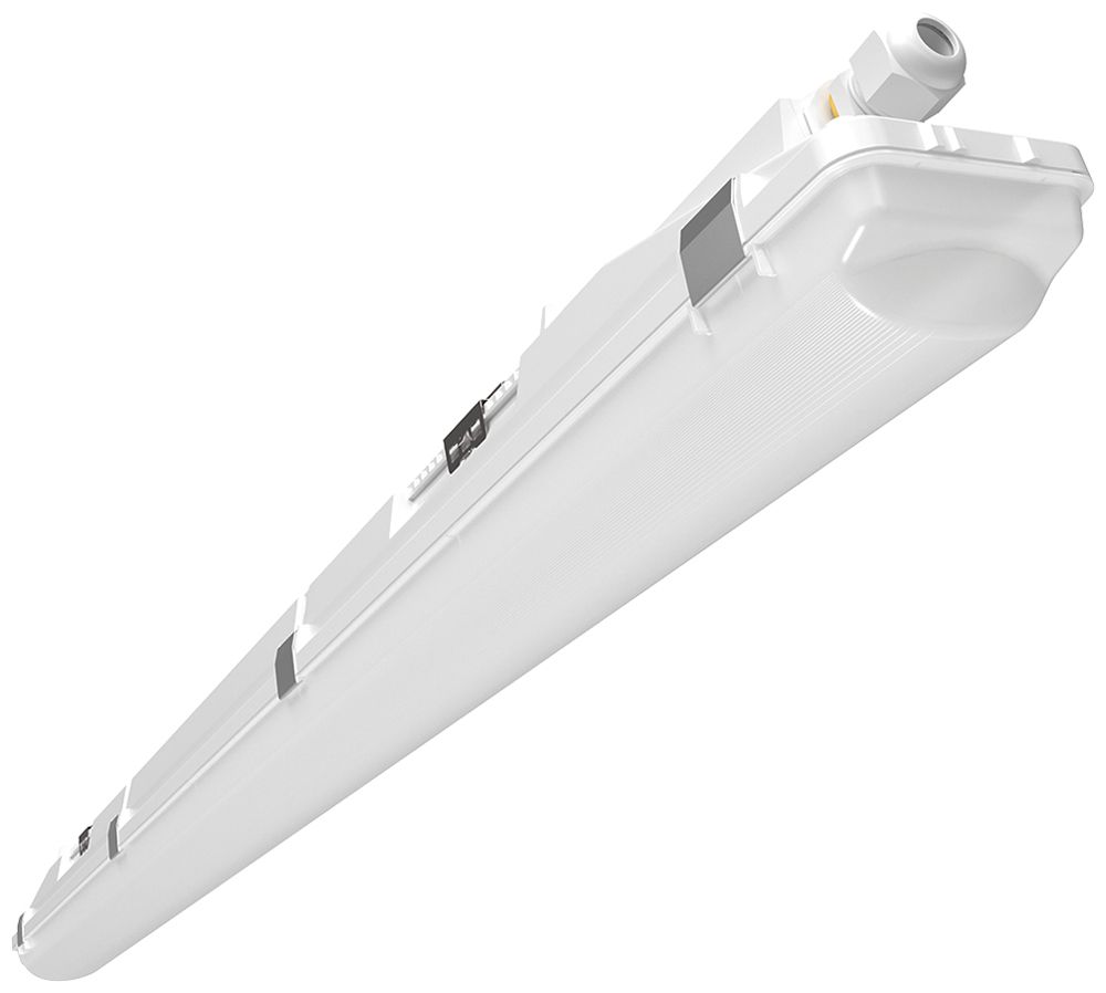 LED-Feuchtraumleuchte ESYLUX OLIVIA-2 HF DALI 35W 5300lm 840 IP66 grau
