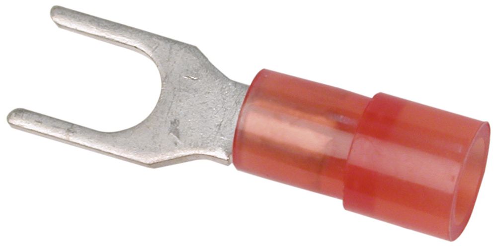 Capocorda a forcella Mischke IG M6 0.5…1.5mm² Cu-stagnato isolato rosso