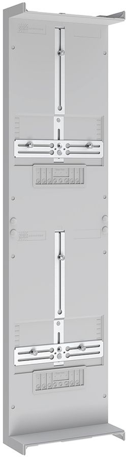 Plaque de montage double à 3 points pour compteur SE Prisma XS 250×900mm