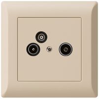 Presa antenna INC R/TV/dati kallysto.line 19dB beige