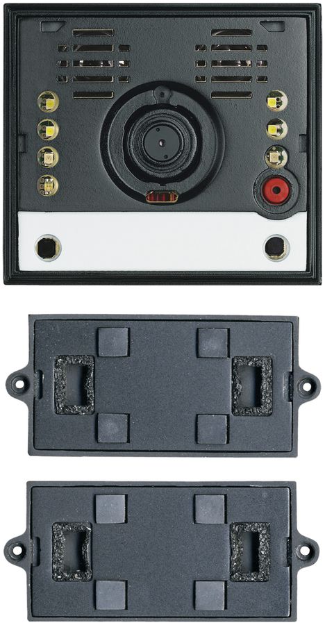 Farbkamera-Tast-Sprechmodul alu