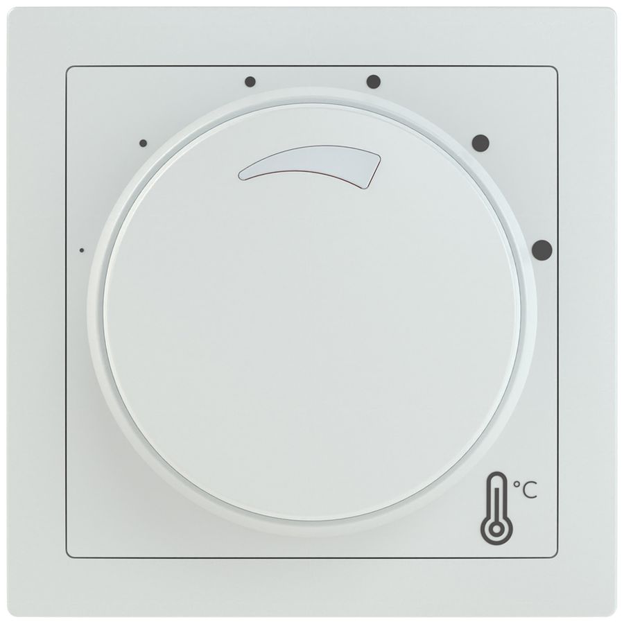 Thermostat d'ambiance AP ABB SIDUS chauffa./réfrigé. NO 230VAC/10A 5…30°C bc