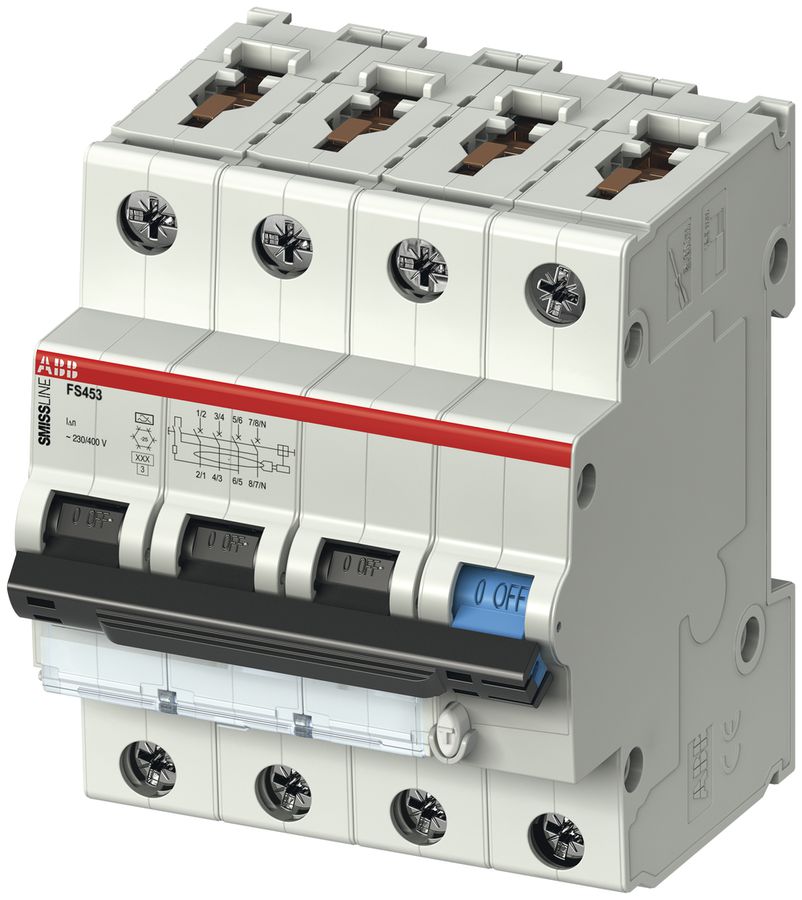 Fehlerstrom-/Leitungsschutzschalter SMISSLINE-CLASSIC C 16A 6kA 4P 30mA