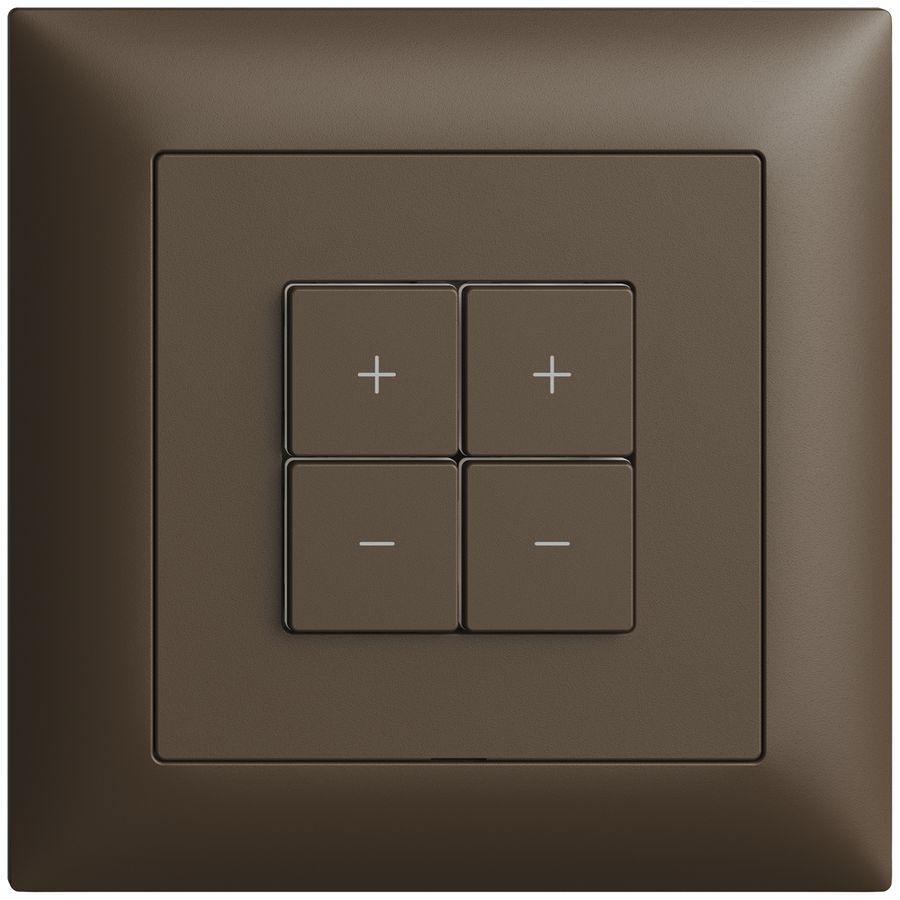 UP-Dimmer Uni-LED 2K/4T WLAN Edue Wiser coffee