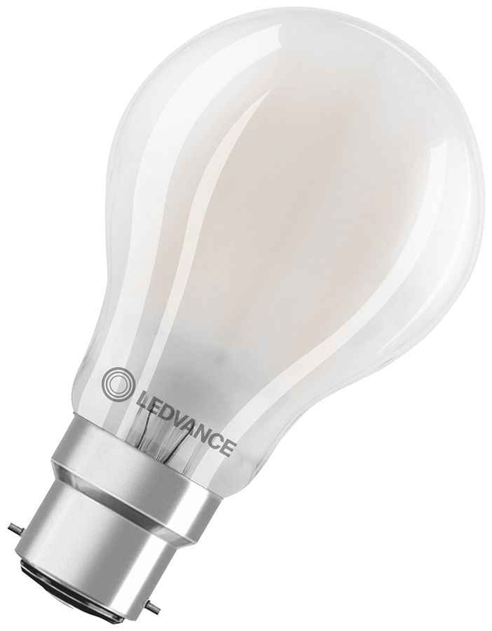 Lampe LED LEDVANCE CLAS A B22d 4W 470lm 2700K Ø60×104mm type A mat