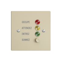 Türstation für Rufleuchte vanille franz. EDIZIOdue