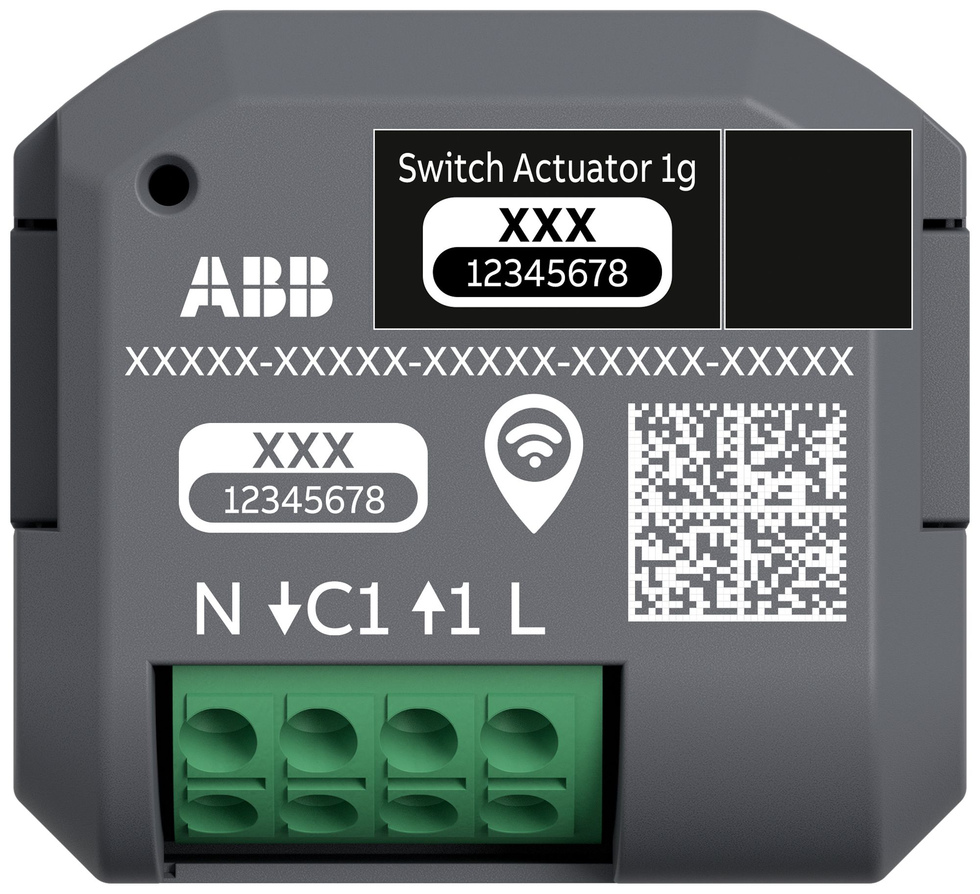 EB-RF-Schaltaktor ABB-free@home 62811 U-WL-500 1-fach 13A/230VAC