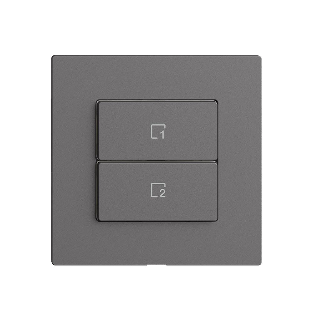 Poussoir scène 2 scènes vertical/2T Edue Wiser gris foncé