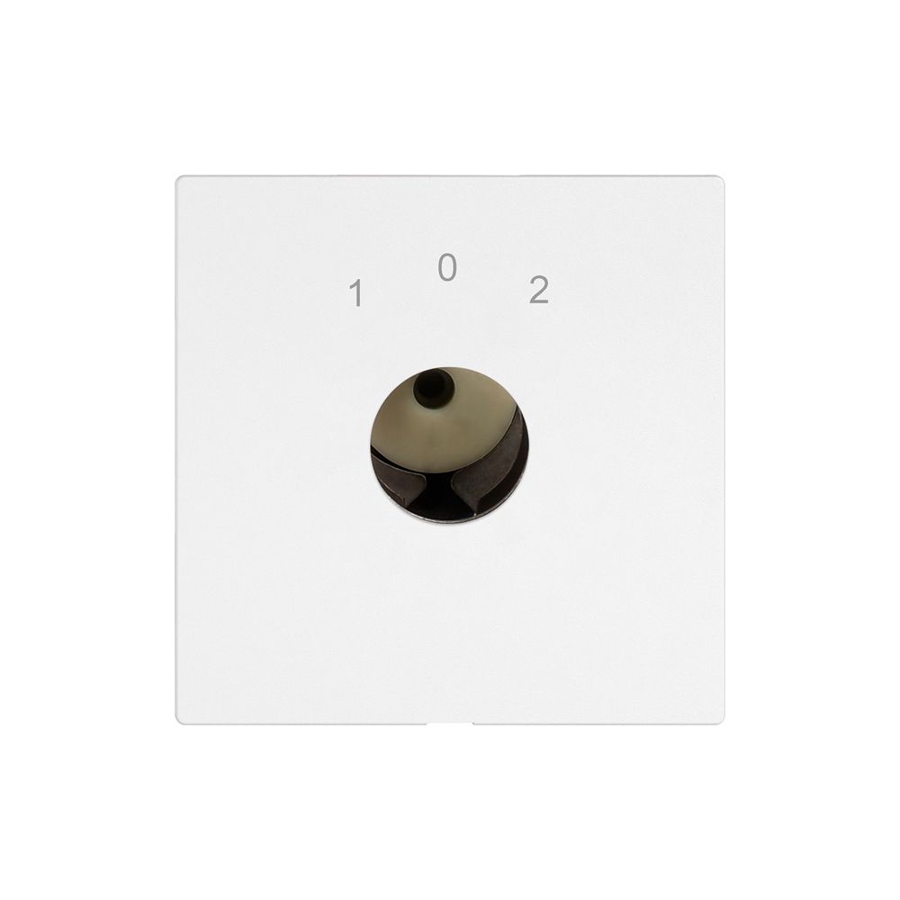 Interruttore a chiave EDIZIO.liv p.KABA 1514 2×ritiro cont.sep.1P 1-0-2 67mm bi