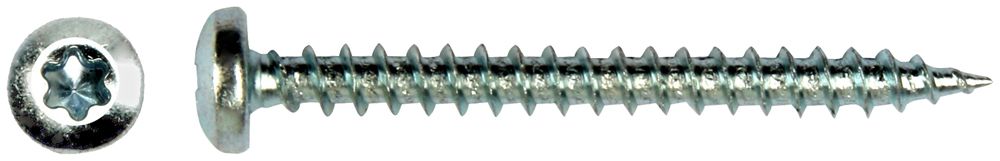 Rundkopf-Spanplattenschraube (Pan Head) TILCA SPRINT 4×30mm TX20