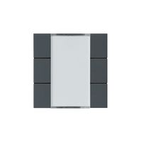 Frontset Hager kallysto 6×KNX systemlink/easylink anthrazit