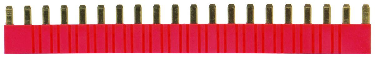Pettine collettore ComatReleco CRINT-BR20-RD, per CRINT-C1xx, rosso, 5 pezzi