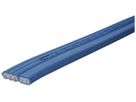 Câble plat Woertz DALI 3×2.5+2×1.5mm² sans halogène bleu B2ca