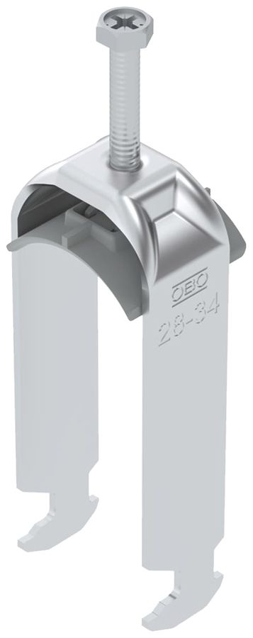 Fixation rapide BET 2056 pied à H matière synthétique 28…34mm 2×câble aluminium