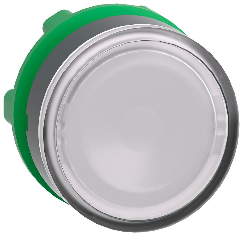 Leuchtdrucktastervorsatz Harmony XB5 ws Ø22.5mm flach verrastend