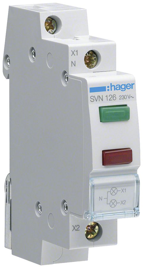 EB-Signallampe Hager 1TE 230VAC