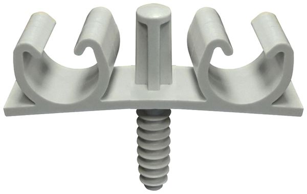 Collare di fissaggio FIX-RING MULTI materiale sintetico 2×Ø16mm gr 50 pezzi