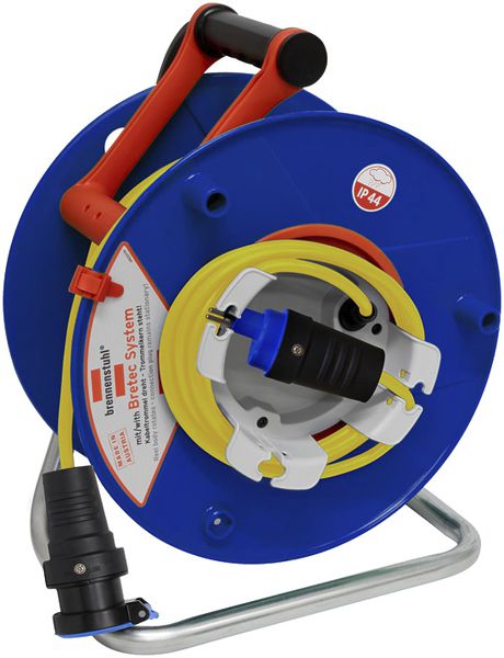 Enrouleur de câble Grant G Bretec 290 Ø290mm 33m 3×1.5mm² 1×T13 mat.sy.bleu IP44