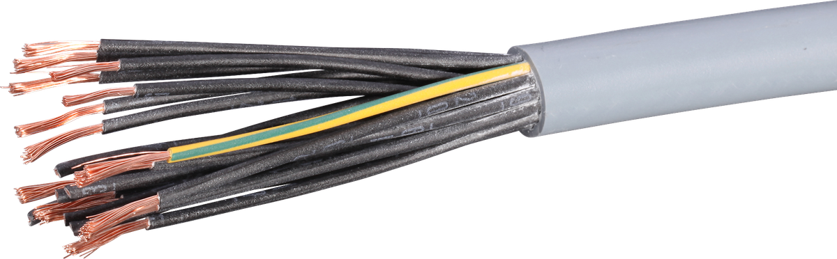 Câble de commande LiYY 21×1mm² numéroté gris