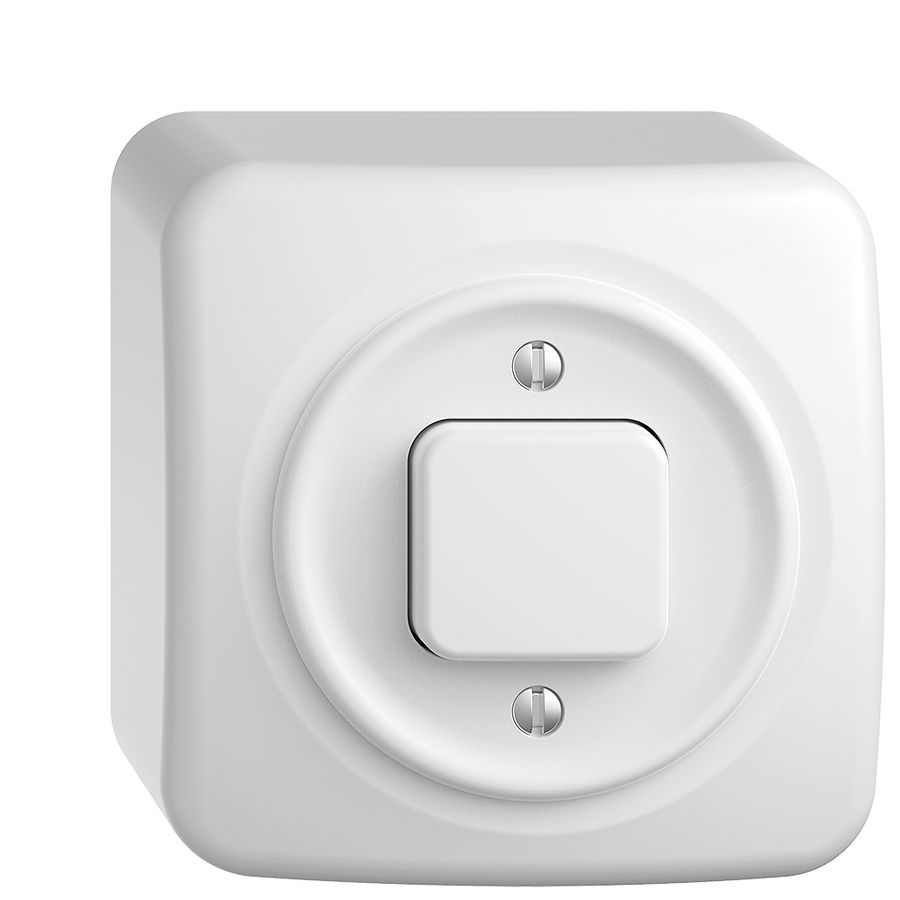 Pulsante AP STANDARDdue CA bianco