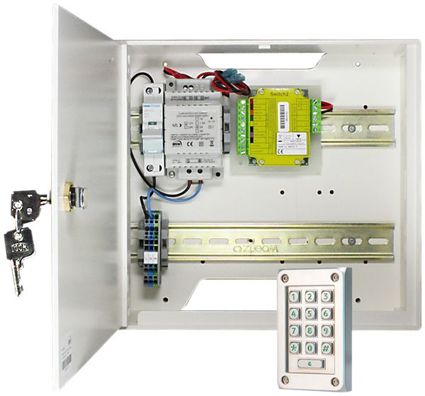 Systèma di accesso BSW con tastiera con centrale P32Z1L, bianco