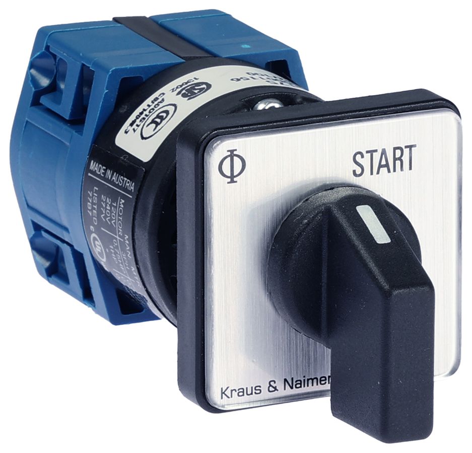 EB-Schwenktaster K&N CG4.A175.E, 10A/400V 1L 30×30mm "START"