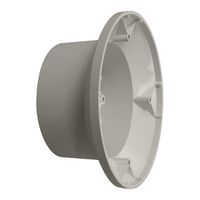 Boîtier AP EDIZIOdue gris foncé pour détecteur de présence rond