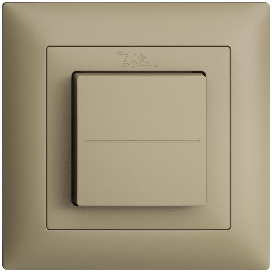 Poussoir RF Bluetooth Feller EDIZIOdue FMI, Low Energy, 2c/1t, sans piles, sa